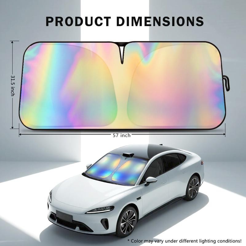 Laser Car Windshield Sun Shade | Reflector Sunshade Offers Ultimate