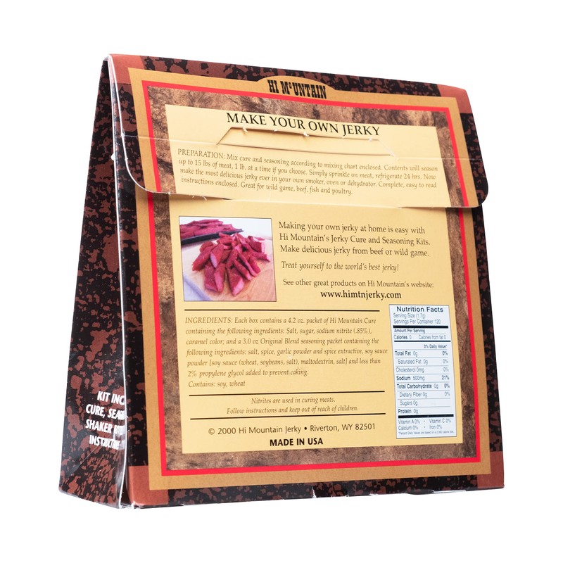 Hi Mountain Jerky Seasoning and Cure Kit | ORIGINAL BLEND