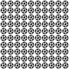 Luatoxry 100Pcs Soccer Iron on Patches, 3cm Soccer Ball Patch,