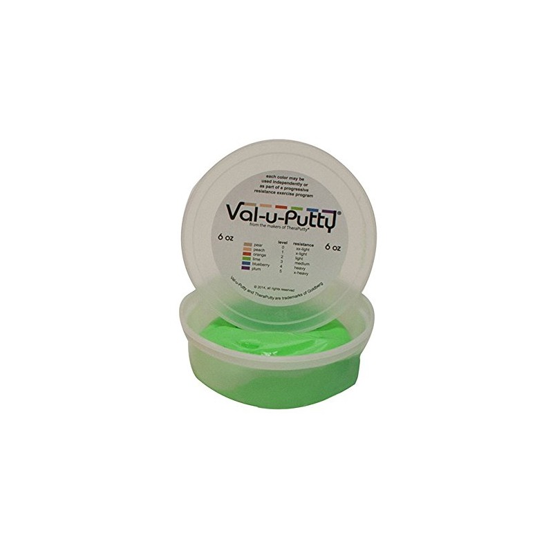 Val-u-Putty 10-3933 Exercise Putty, 6 oz. Capacity, Medium, Lime