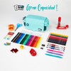 Grafoplas 37543231. Bits & Bobs Pencil Case with 3 Zips,