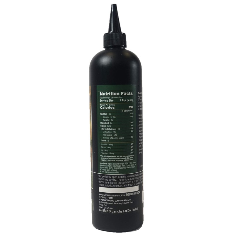 Castillo de Pinar Thyme Balsamic Reduced Vinegar 500ml USDA Certified