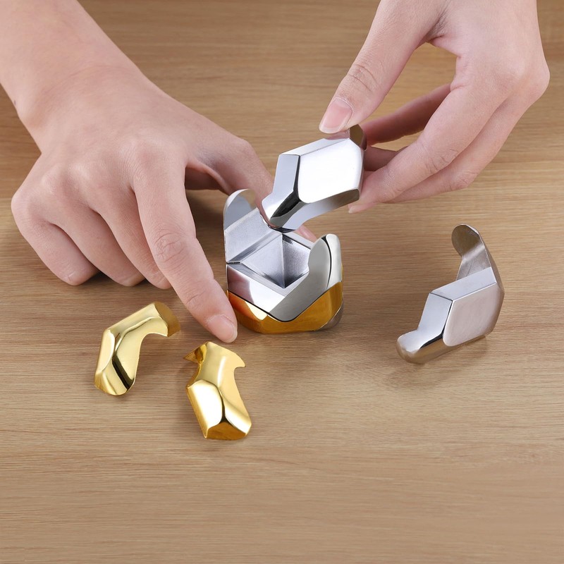 Metal Puzzle 3D Cube Brain Teaser Puzzles