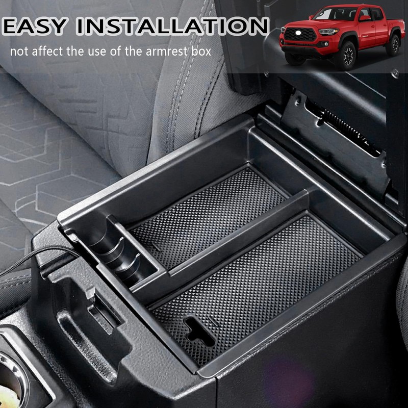 JDMCAR Center Console Organizer Tray Compatible with Toyota Tacoma Accessories