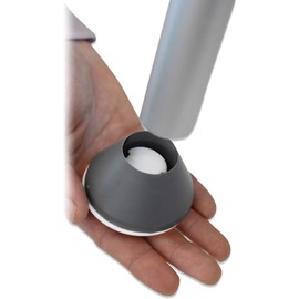 Walker Coasters 2 Pack| Longer Lasting More Durable Tennis Ball Alternative | Glides Easily Over Hard Surfaces | 2 Count | Storm Gray