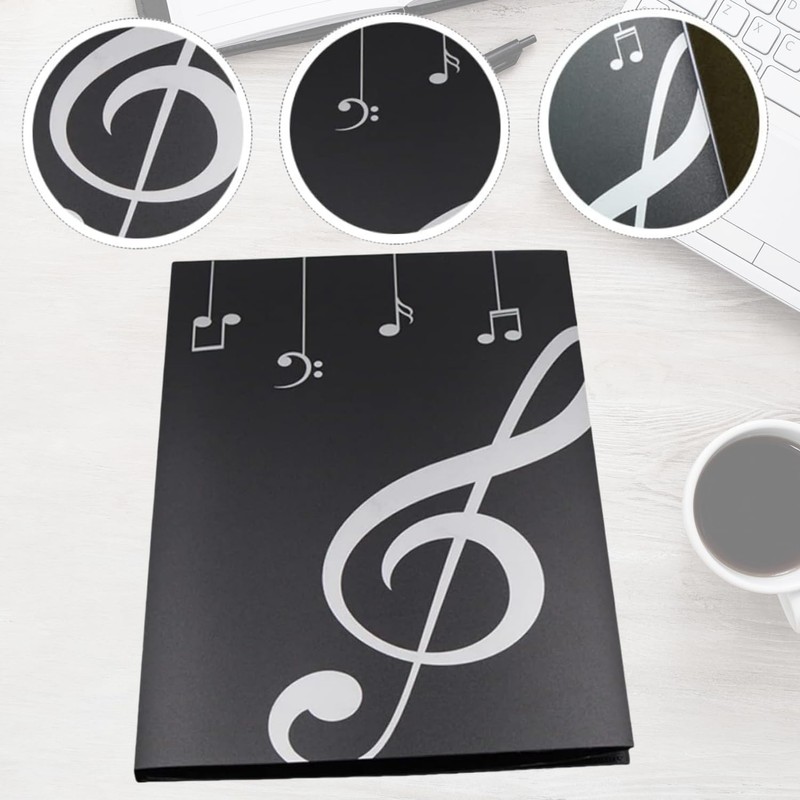 Liyquint Sheet Music Folder,Music File Folder, Music Binder, A4 Sheet