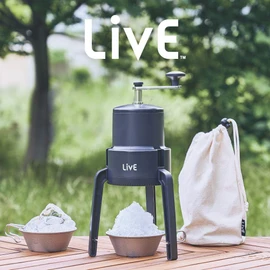 Doshisha IS-D-20BK Manual LivE Ice Shaver, Storage Bag Included, Ice Maker Cup, Black