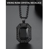 ChainsHouse Rune Necklace for Men Women Stainless Steel Necklace with