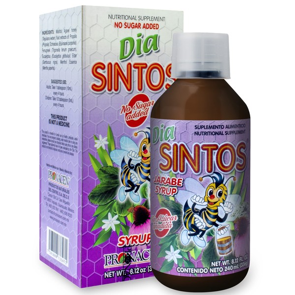 Jarabe Sintos Dia Sintos Miel 240 ml sin azucar