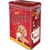 Nostalgic-Art Retro Coffee Tin 1.3 Litre Hot Coffee Now -