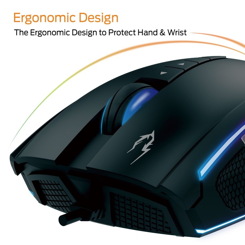 GAMDIAS ZEUS M1 Optical Gaming Mouse with 7000 DPI Sensor,