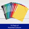 Oxford Document Wallets A4, Assorted Colours, Pack of 10, Office