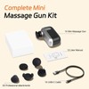 Super Mini Massage Gun with 5 Massage Heads