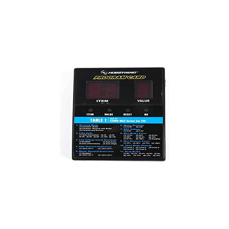 Hobbywing Led Program Card General HW30501003 brushless ESC Hobby wing