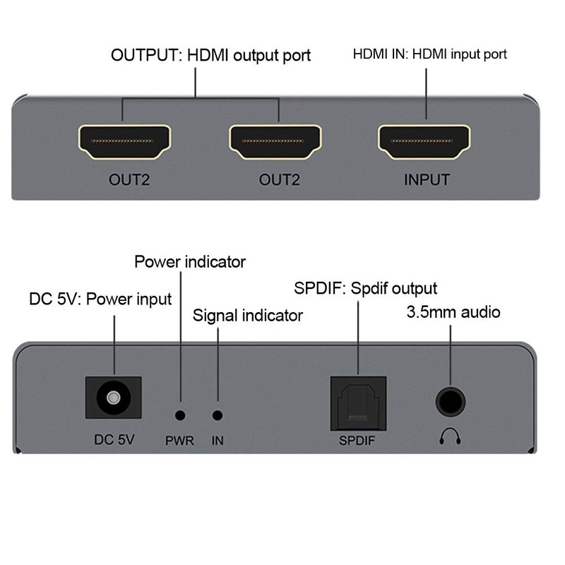 4K HD Audio Extractor Converter Audio Extractor High Resolution Splitter