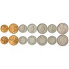HOBBY OF KINGS 7 Coins from Switzerland | Swiss Coin Set Collection 1 2 5 10 20 Rappen 1/2 1 Franc | Circulated 1968-1980 | Wheat | Libertas | Helvetia
