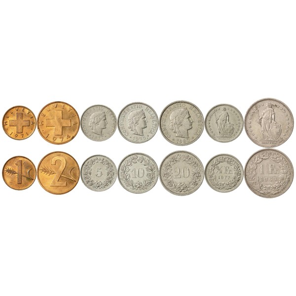 HOBBY OF KINGS 7 Coins from Switzerland | Swiss Coin