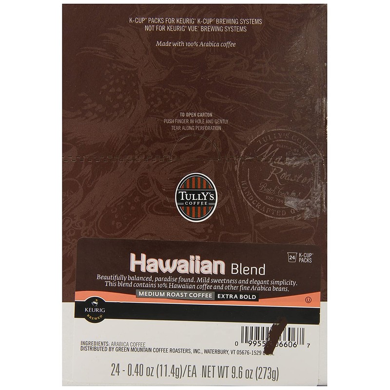 Tully's Coffee Hawaiian Blend 48 K-Cups
