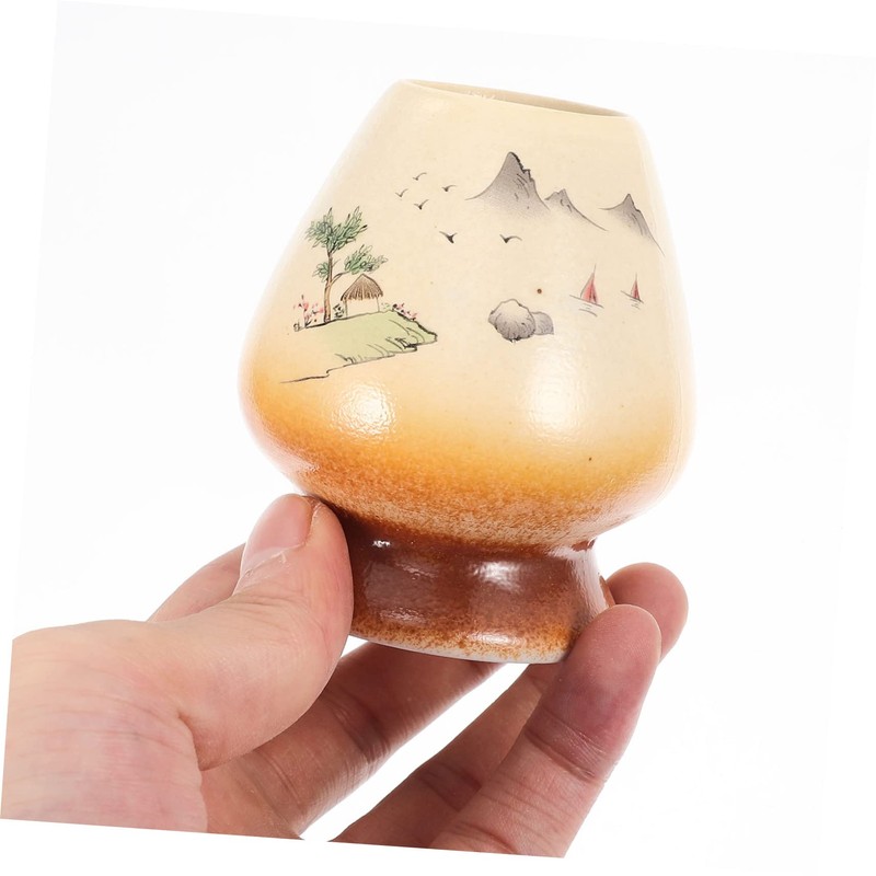 Mikinona Ceramic Matcha Whisk Holder Japanese Matcha Tea Set Accessory