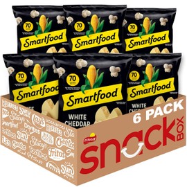 Smartfood Popcorn, White Cheddar, 1.875 Oz (Pack of 6)