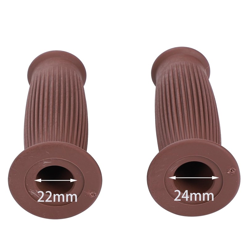 nakira Motorcycle Grip Moped Handle Barrel Type 0.9 inch (22.2