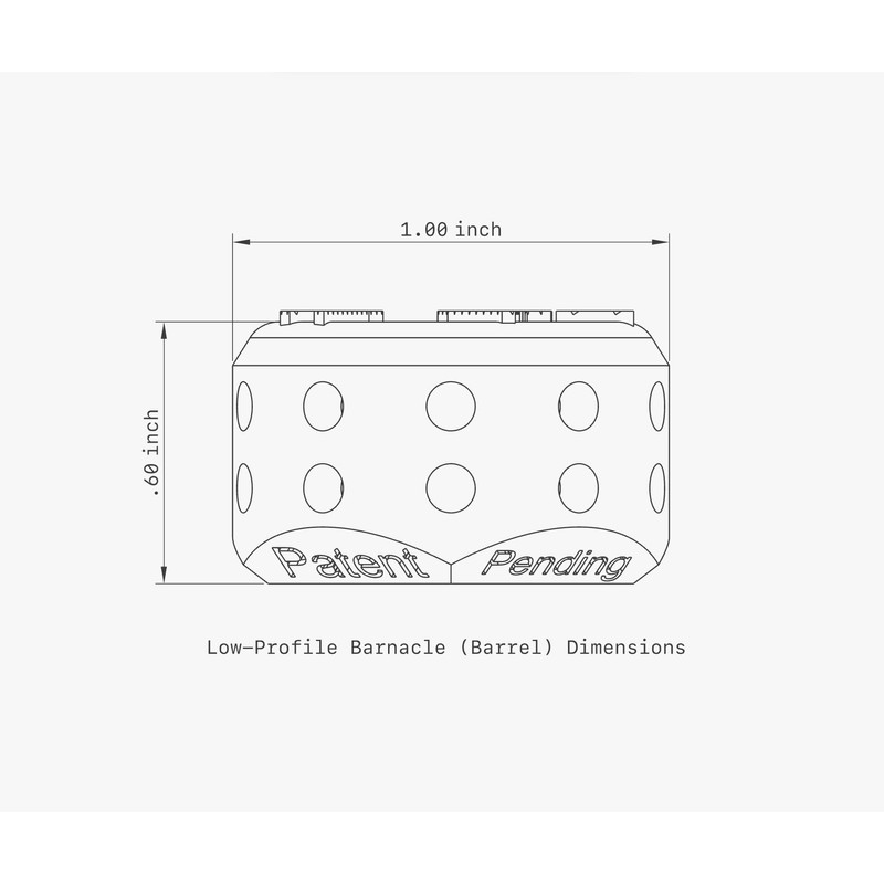 Barnacle Footstop for Longboard Skateboard, Downhill or Surfskate (Dis-Assembled Kit