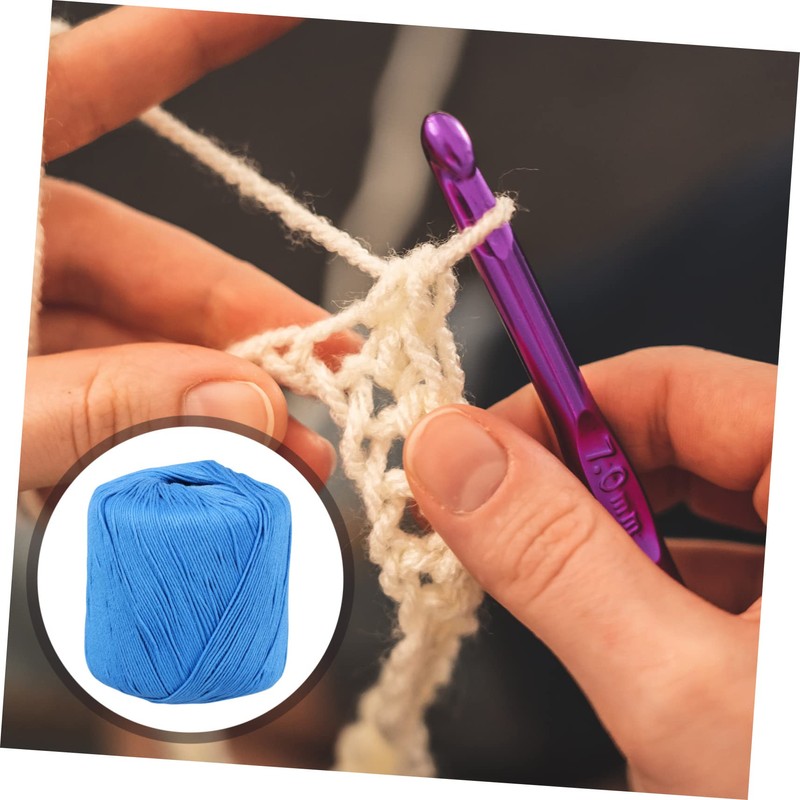 SHINEOFI Soft Cotton Thread 1 Roll DIY Rope Handmade Crochet