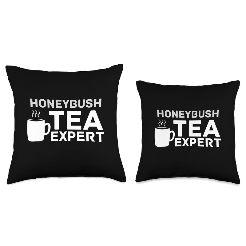Tea Expert Honeybush Tea Lover Throw Pillow
