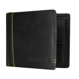 Bruno Banani Men’s Wallet, Black/green