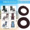 Ostlttyn Zero Gravity Chair Replacement Cord, 4 Pcs Durable Bungee