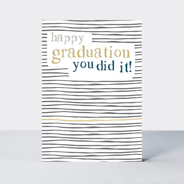 Happy Graduation You Did It Greetings Card, 11 x 17