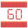 Toosci 60 PCS Mega Dart Refill Pack 9.5CM Compatible with