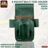 Graintex AH2767 Ambassador Series Emerald Green Multi Tool Pouch, Hammer
