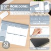 Weekly To Do List Notepad, Undated Planner with 52 Sheets