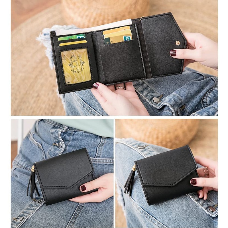 RFID Card Holder Wallet for Women Slim Wallets Bifold Multi