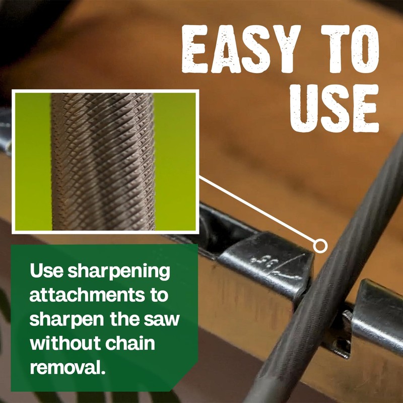 Forester Chainsaw Sharpener File Kit | Includes 2 Round Files,