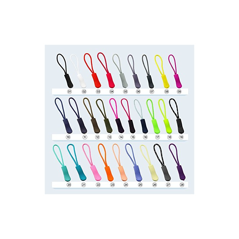 Luggage Zipper Pull Replacement for Backpack: YZSFIRM 10 Pcs Light