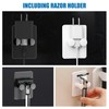 TXMLXY Razor Holder for Shower and Shower Hook Set of