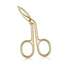 FOMIYES 3pcs Stainless Steel Eyebrow Tweezers Flat Tip for Easy