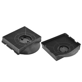 AllSpares Activated Carbon Filter (Pack of 2) for Cooker Hoods Suitable for Whirlpool CHF303, Elica Turboair F00189/S/Type 303, AEG-Electrolux MCFE10, NYTTIG FIL 558 and Many More (213 x 207 x 41 mm)