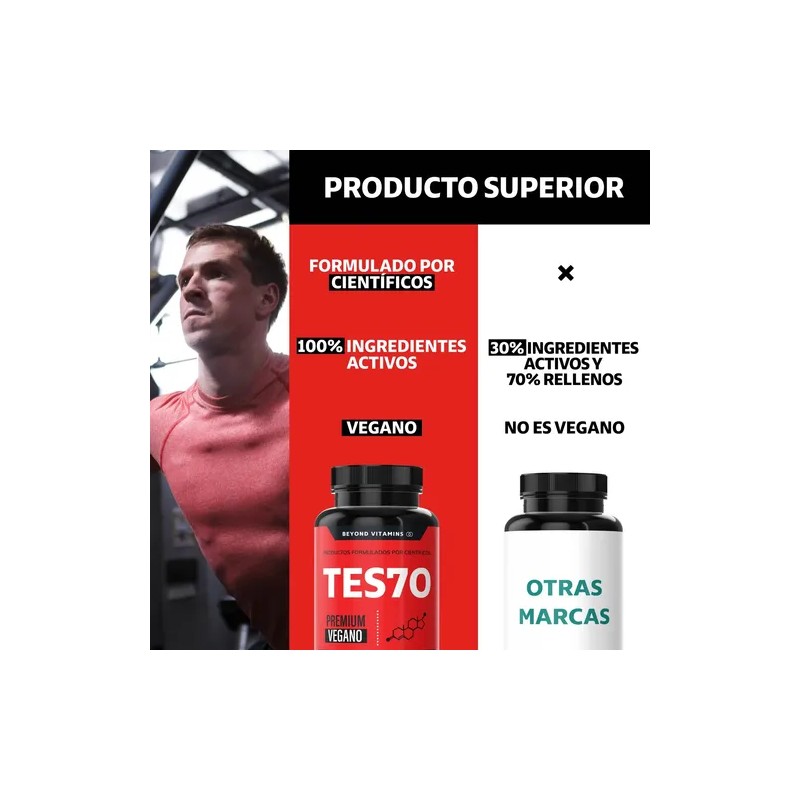Testo Vitaminas Para Hombres | Precursor - 60 Capsulas