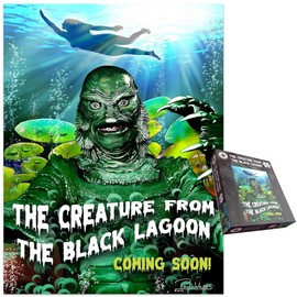 Creature from the Black Lagoon Collection 1000-Piece Jigsaw Puzzle – Classic Horror For Adults Size 66 x 50 cm