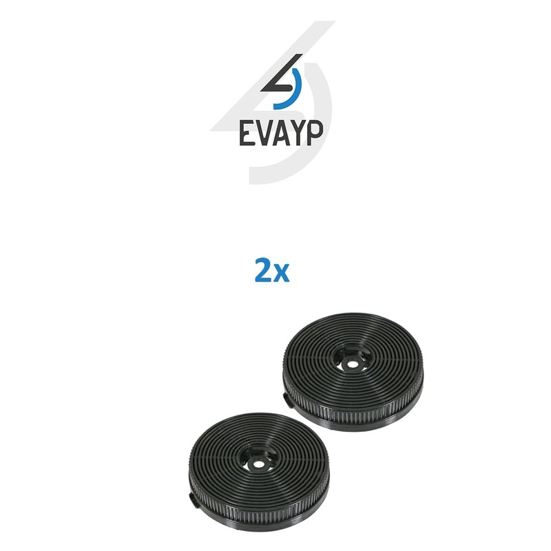 EVAYP 2 x activated carbon filters, compatible with PKM CF155