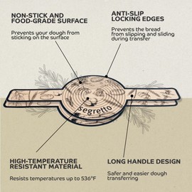 Segretto Cookware Silicone Bread Mat for Dutch Oven - 2-Pack, High Heat Up to 500F, Ideal for Sourdough Bread