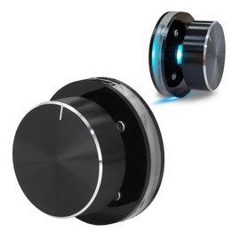 Sanpyl USB Volume Control Knob, PC Computer Speaker Volume Control Audio External Volume Control Knob with RGB Light, Volume Controller for Android
