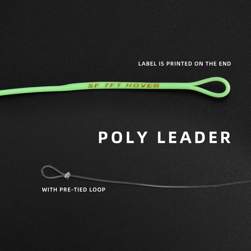 SF Fly Fishing Poly-Coated Leaders Monofilament Core Leader Line Fly