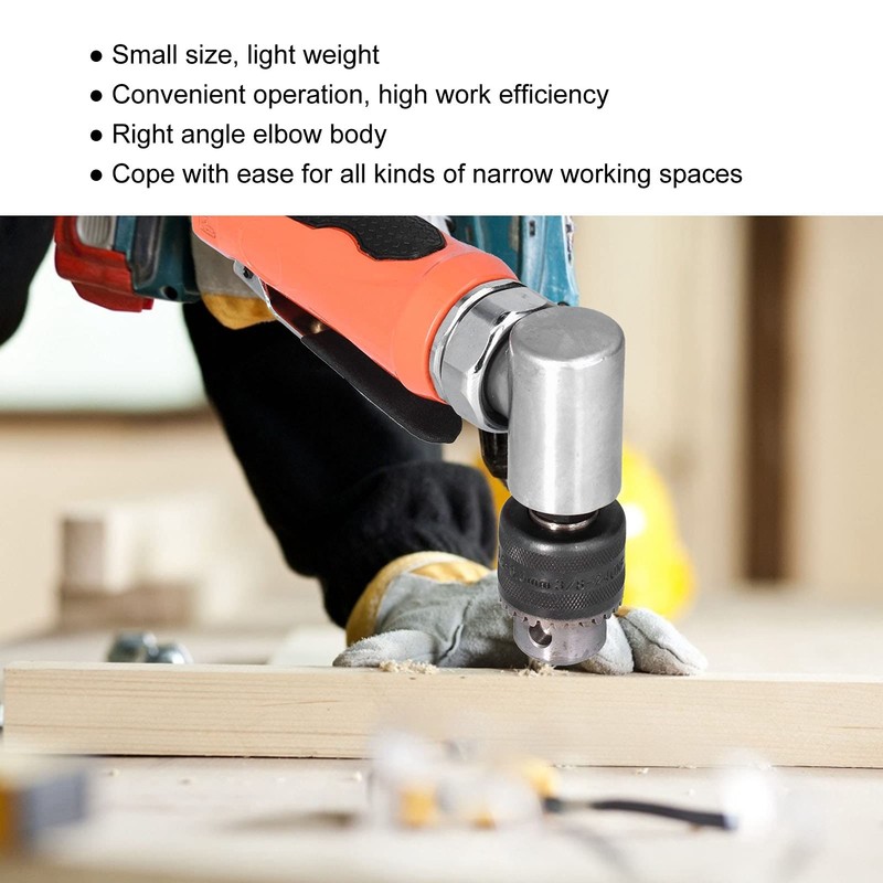Right Angle Air Drill Alloy Steel Power Air Angular Drilling