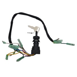 Starter Ignition Switch Assembly for Yamaha Outboard 703-82510-44/45/43/42/41/40-00; 6 8 9.9 13.5 15 25 30 40 48 50 55 60 70 75 80 85 90 95 100 115 130 140 150 175 200 225 240 250 300 HP