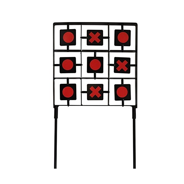 WINGS Tic Tac Toe Spinner Target Air Guns Targets for Shooting Practice Durable BB Rifles Competition Game