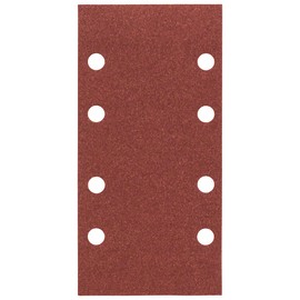 Bosch 2608605306 Sander Sheet for Wood, Type, 8 Hole, 93mm x 185mm, P120 Grit, Blue, Pack of 10